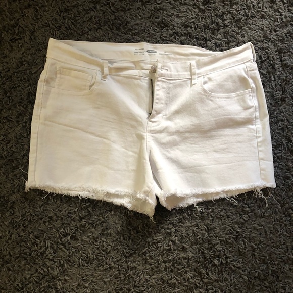 Old Navy Pants - Old Navy White Denim Shorts